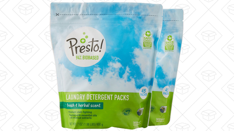 90 Presto! Laundry Pods | $14 | Amazon